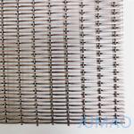Antique Copper Architectural Mesh Woven Metal SS201 Stainless Steel 3x6