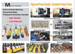 8 Heads Stone Granite Floor Polishing Equipment , High Speed 2600RMP