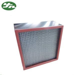 Wholesale SS 304 HEPA Air Filter Resistance High Temperature For High Temp Clean Area from china suppliers