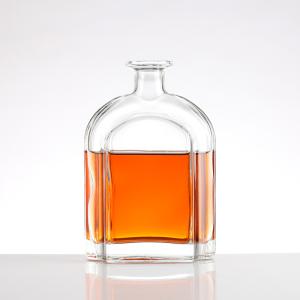 Wholesale Super Flint Glass Base Material Custom Amber Glass Swing Top Bottles for Craft Liquor from china suppliers