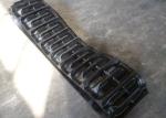 Black Color Agricultural Rubber Tracks 47 Links For Kubota DC60 Harvester