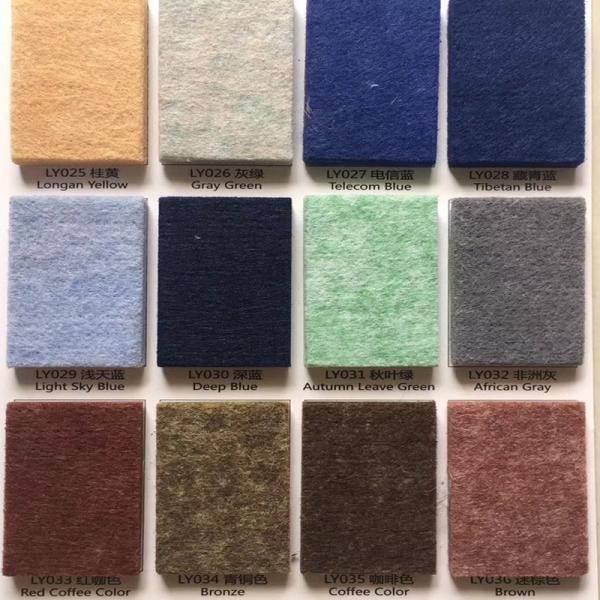Curved Interior Wall Polyester Acoustic Board , Fiber Decorative Sound Absorbing