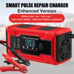 Fast Charging 12V 7A 10A 12A Solar Car Lead-Acid Battery Charger for E-bikes and