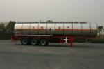 40800L 3x13T Fuwa Axle Insulated Liquid Oil Tank Trailer Truck for Chemical