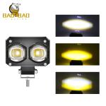 25W Aluminum White Yellow 80V Motorcycle Led Yellow Fog Light