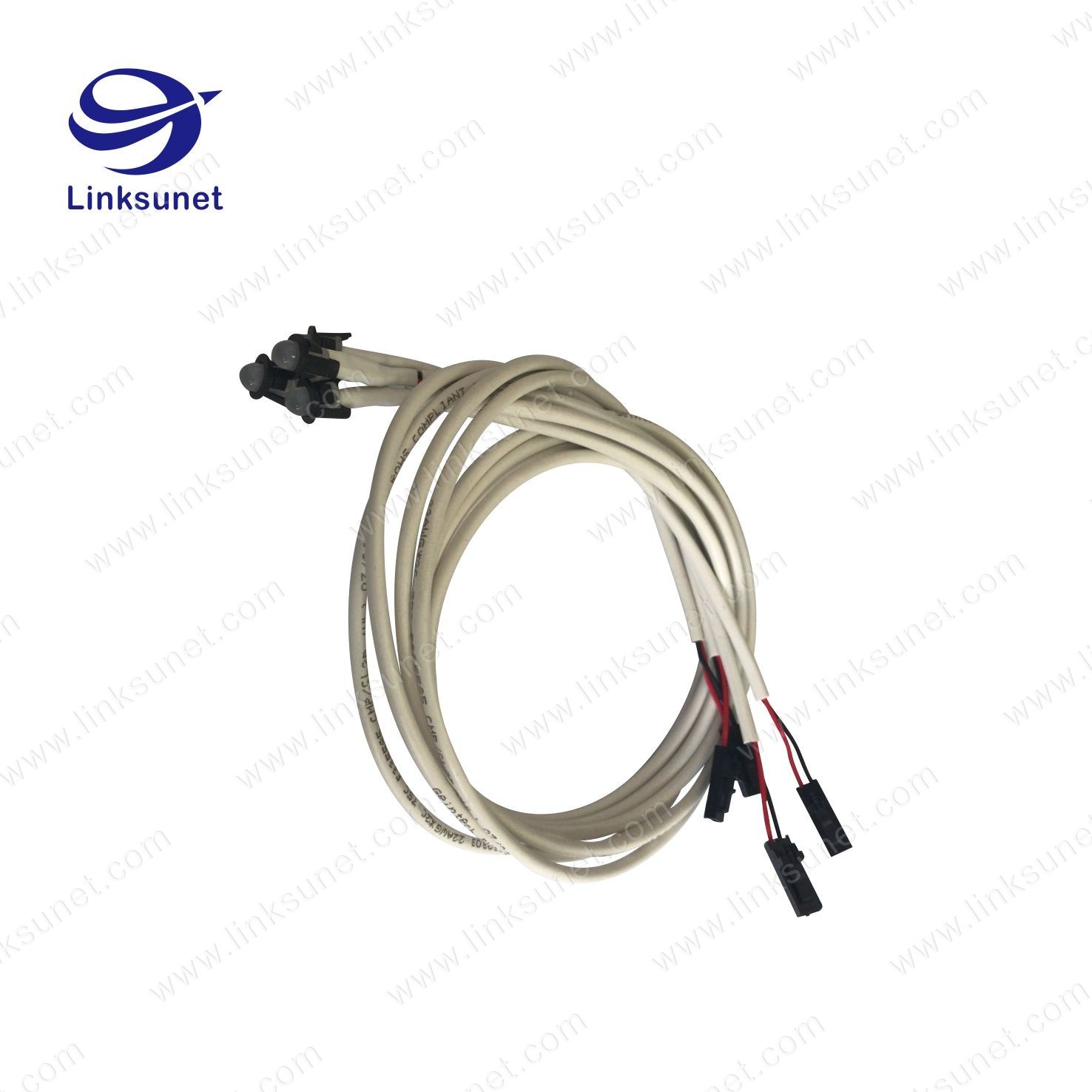 507VGM2E - 1B LED and molex 5057 - 9402 bk and bk / red 22awg cable wire harness