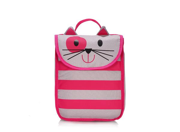 Lovely Stripe Insulated Soft Cooler Picnic Lunch Bag Freezer Tote promotional