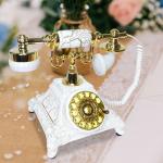 Bronze Wedding Phone Guest Book Rechargeable Telephone Audio Guest Book For