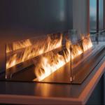 Modern Fireplace Steel Material Water Vapor Electric Steam Fireplace With Remote
