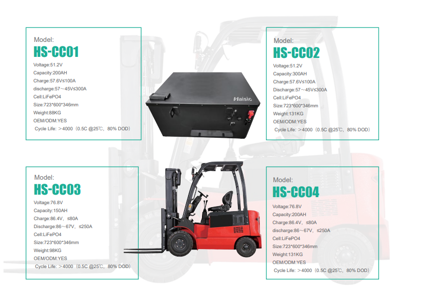 High- 51.2v 300ah Lifepo4 Battery For Electric Forklift 15kwh Capacity OEM/ODM Accepted