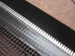 Metal Lace PTFE Mesh Conveyor Belt Alkali Free Heat Resistant 0.55mm Thickness