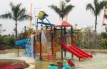 Hotel Kids' Water Playground Indoor Waterparks with Fiberglass Mini - slide