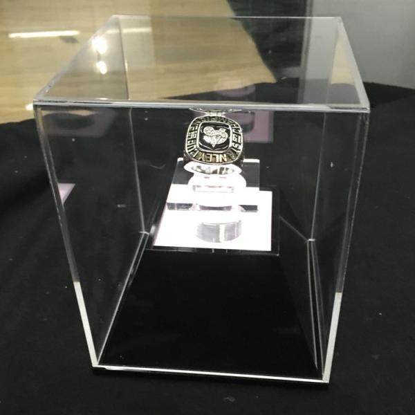 Acrylic Clear Basketball MVP Ring Display Case Counter top Plexiglass Champion