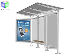 Wholesale Bus Stop Shelter Advertising Scrolling Light Boxes Aluminum Frame 30 Watt from china suppliers