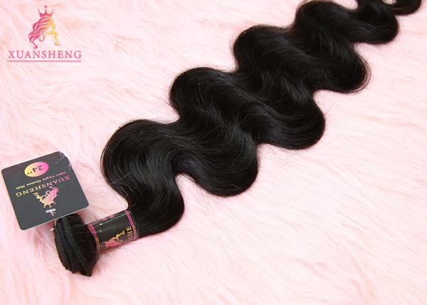 Silky Indian Human Hair No Tangle No Shed Dyeable 100% Virgin Cuticle Aligned
