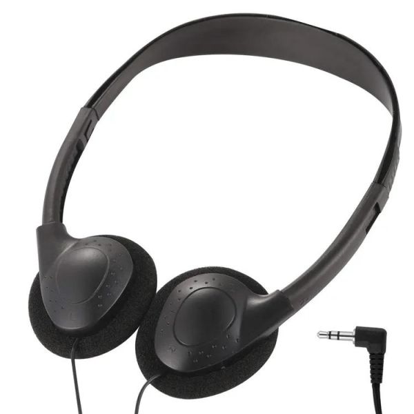 Disposable Noise Cancelling Aviation Headset with 3.5mm Audio Plug and Customized Cord Length