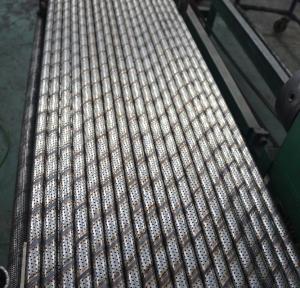 Wholesale Rust Prevention Perforated Steel Pipe , Custom Length ASTM GB Perforated Metal Pipe from china suppliers