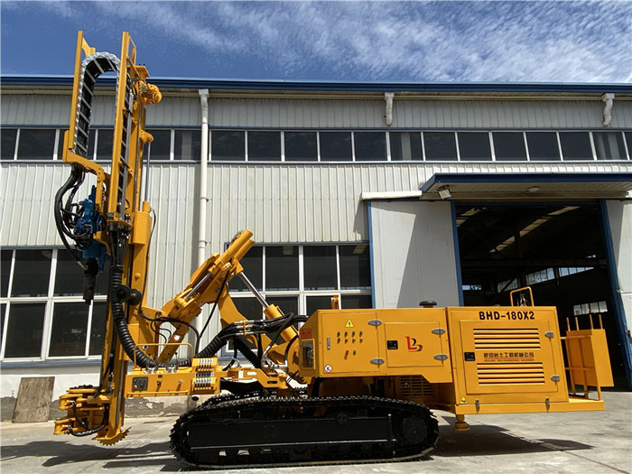 Diesel Engine - Electric Motor Hybrid Anchor Drilling Rig BHD - 180X2