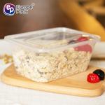 Household plastic food storage container take away pp lunch box 1000ml