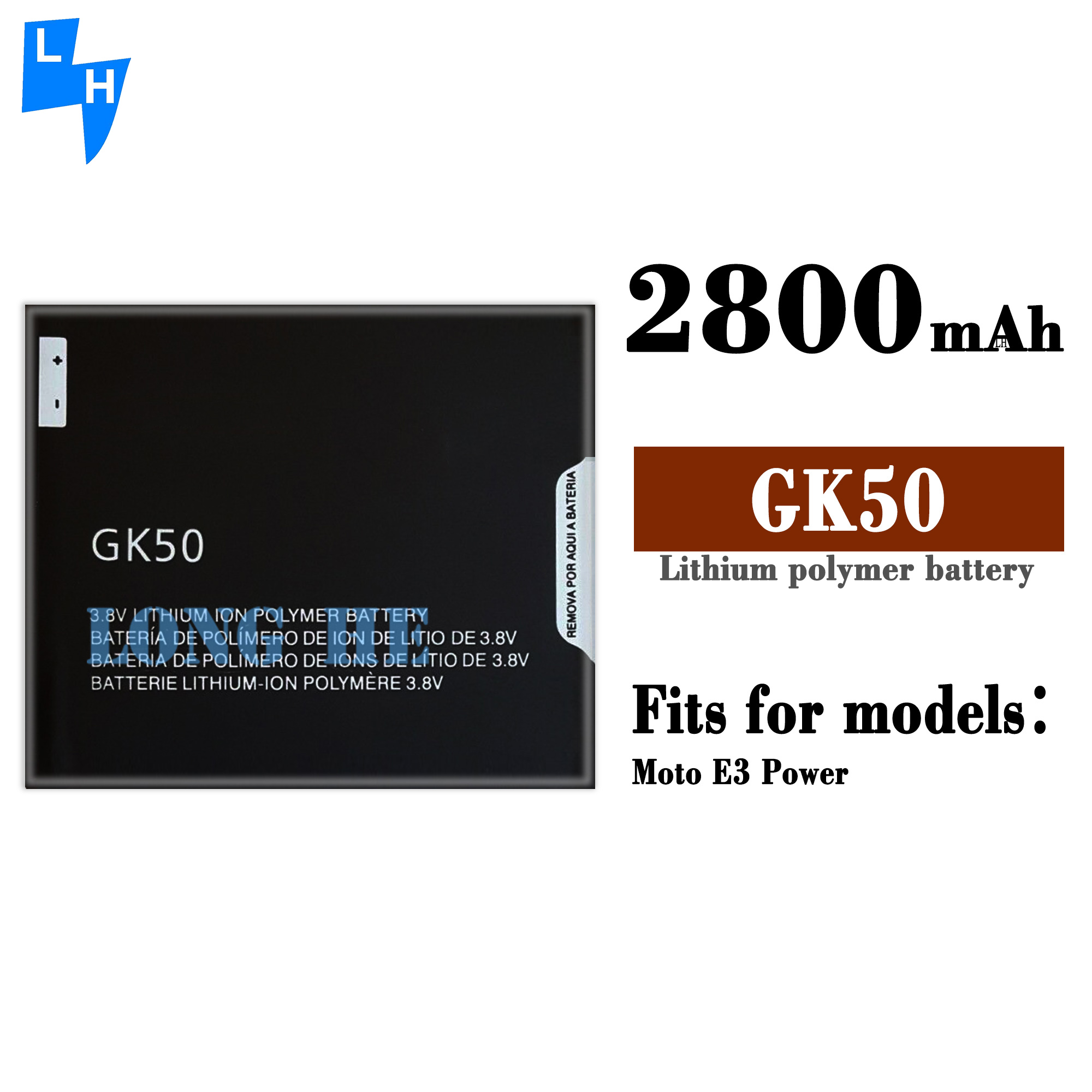 Motorola GK50 Rechargeable Batteries with Li-polymber Technology and Long Lifespan