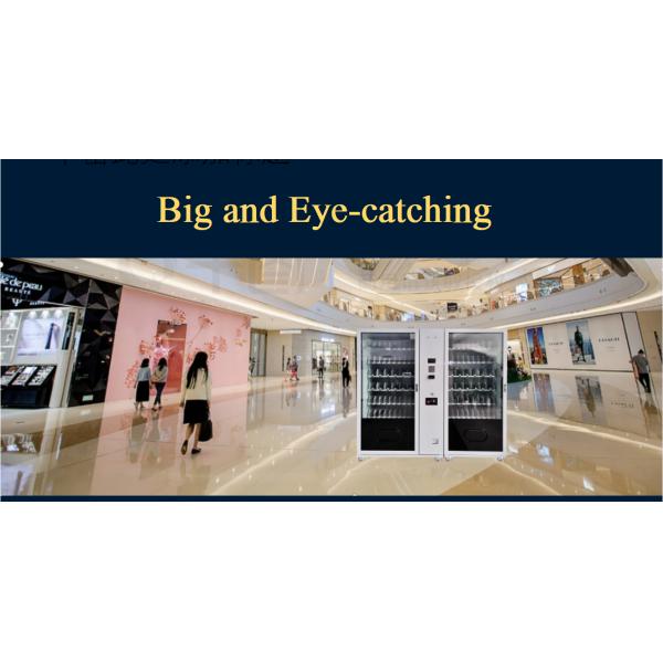 22 Inch Touch Screen Meal Vending Machine With NAYAX Card Reader