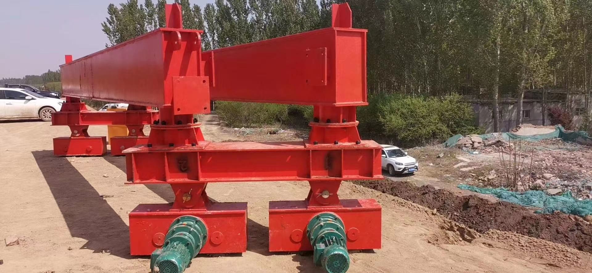 JQJ 160t bridge erecting machine, double beam truss bridge erecting machine crane and electric travelling crane made in