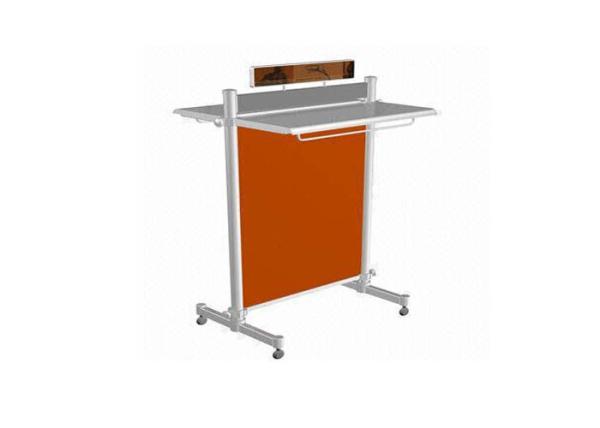 Stainless Steel Island Standing Clothes Rack , Industrial Portable Clothes