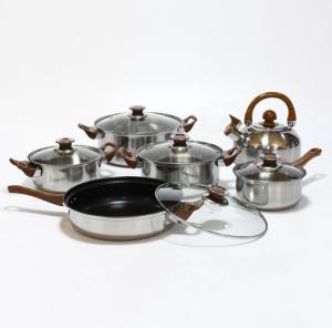 Wholesale cookware set wholesale NonStick pots and pans set stainless steel Granite pots 13 pcs set from china suppliers