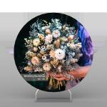 OEM Luxury White Flower Wall Party Decoration Balloon Acrylic Backdrop
