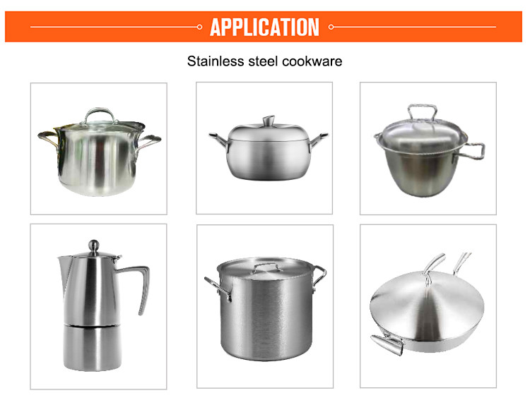 Upright Sanding Cookware Production Machine Double Stations For Metal Ware