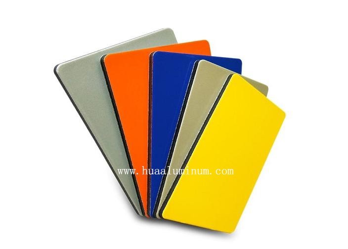 Mould Proof Curtain Wall Panel , PVDF Coated 6mm Aluminium Composite Panel
