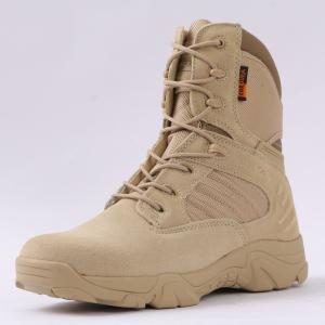 Wholesale 39-46 Size Military Boots with Nylon Shoelace and Style from china suppliers