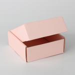 Custom Printed Light Pink Corrugated Subscription Box For Beauty Brands