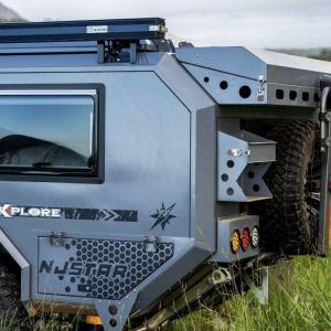 Wholesale Family Overland Caravan Trailer Customize Small Off Road Trailer 5m*2m*2m from china suppliers