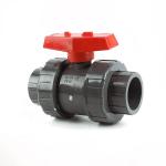 High Pressure PVC Single Union Ball Valve White Grey for Plumbing Moulding