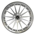 Polished Center Spoke Forged 2 Piece Wheels Barrel Lip BMW530d Car Rims