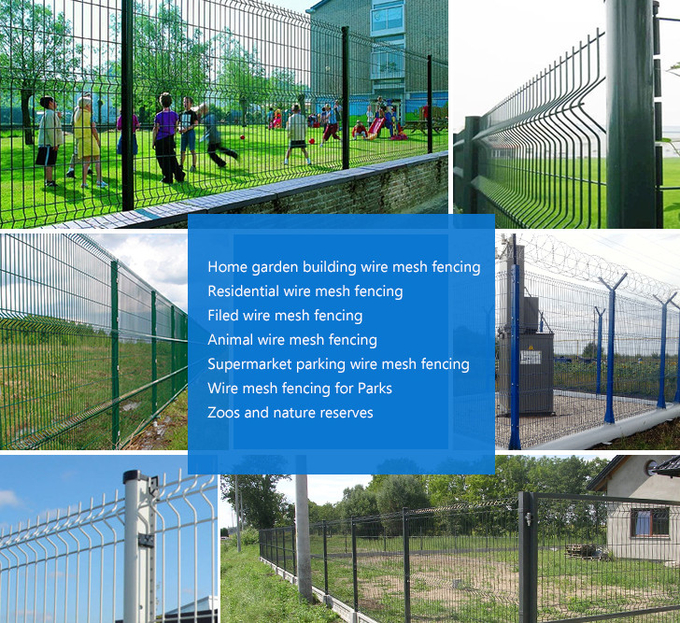 Height 1.53m Triangle Fence Panel With Peach Posts For Security