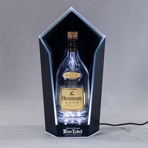 Wholesale Acrylic Spirit Wine Single Bottle Glorifier Stand Lighted Liquor Bottle Display Shelf from china suppliers