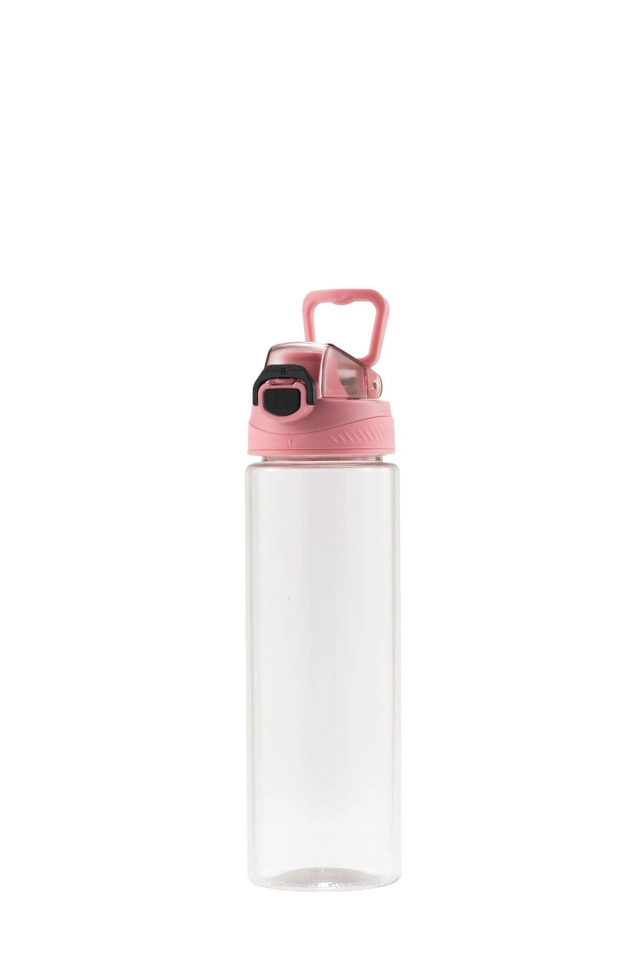 Renewable RPET Stylish 700 Ml Water Bottle Plastic Portable Handle Fashion Plastic Sports Water Bottles For Adults With GRS Certification
