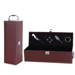 PU Leather Gift Box 0.25mm Single Wine Box Packaging