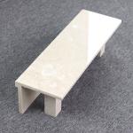 Light Yellow Interior Marble Stairs Decorative 0.5% Water Absorption