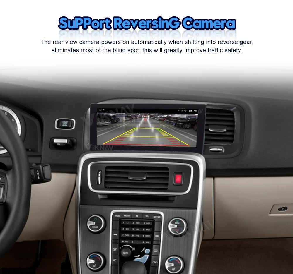 2011-2014 Volvo S60 Touch Screen Car Stereo Radio Tesla Style Android Multimedia Player