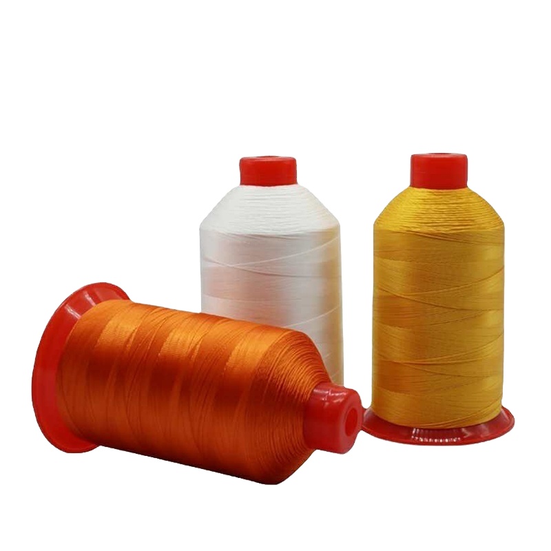 Weaving 100% Polyester 3ply Polyester Sewing Thread 210D/3 20/3 with Dyed Pattern