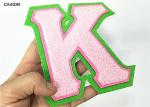 Greek Customized Size Chenille Varsity Letters Heat Seal Refined Craftwork