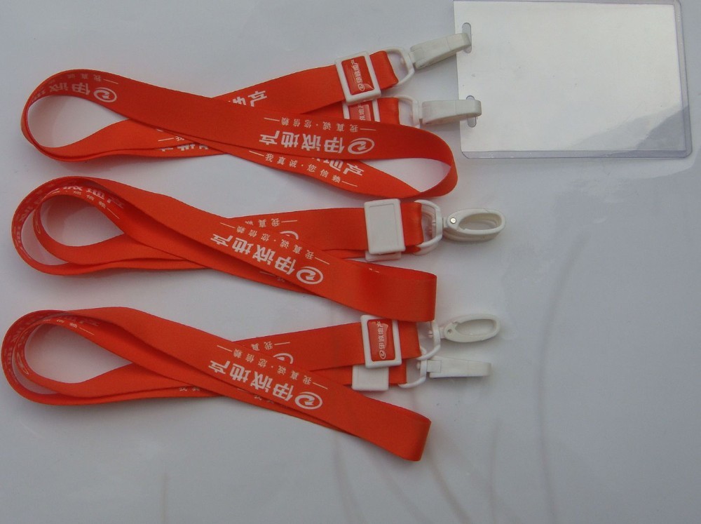 90cm Length Different Color Badge Holders Lanyards With Custom Logo Size