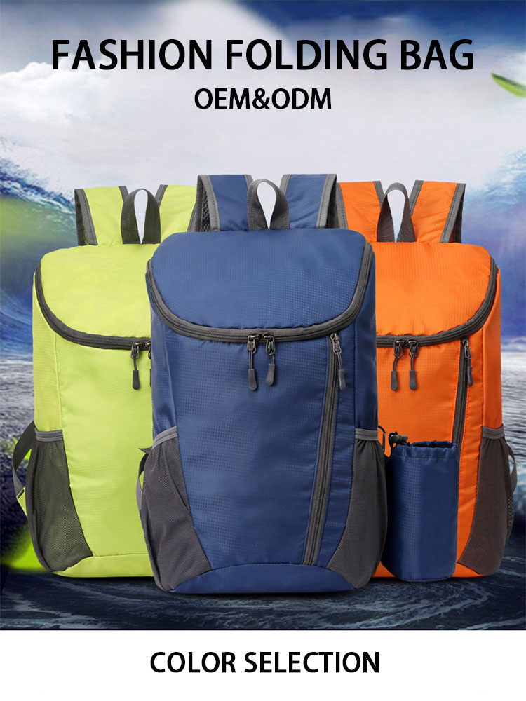 Private Label Outdoor Sports Backpacks Oxford Basketball Team Backpacks Foldable