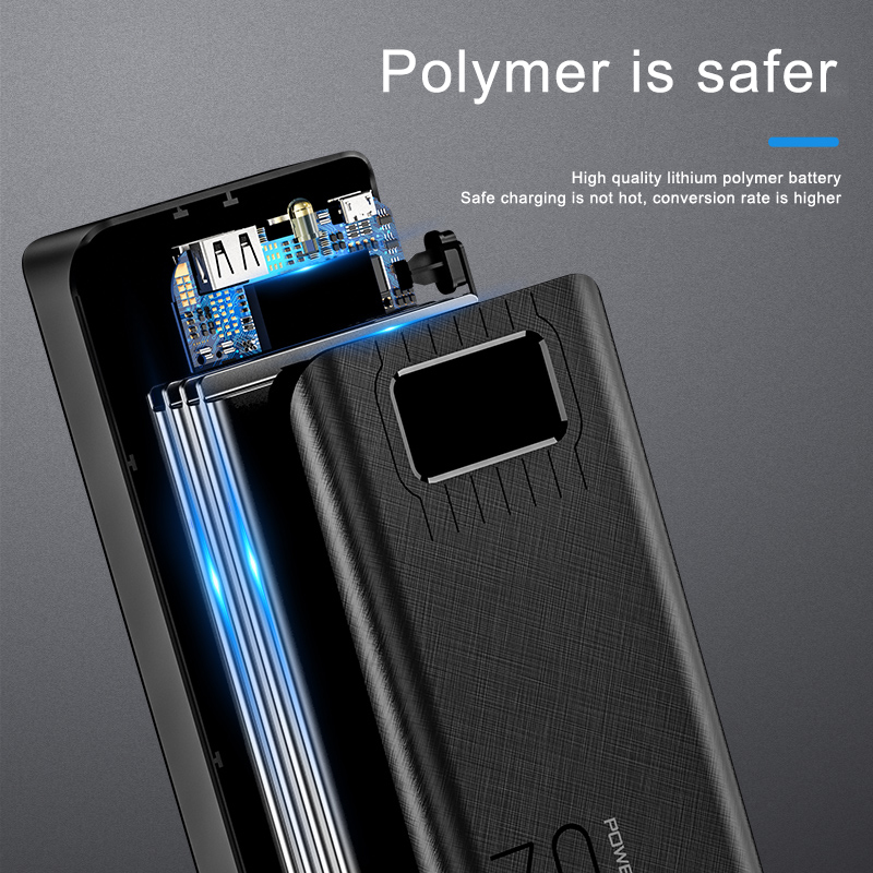 Big capacity 30000mah Power bank with 2 USB output Power Bank 30000 Powerbanks