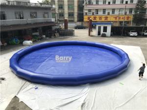 Wholesale 0.9mm PVC Inflatable Swimming Pool / Blow Up Portable Round Water Pool from china suppliers