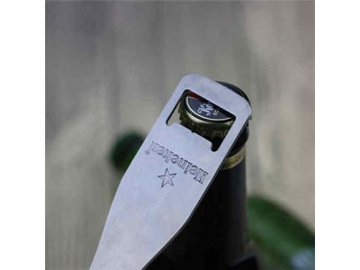 Bottle Shape Stainless Steel Beer Bottle Opener,Die punched stainless steel beer bottle shaped beer bottle opener, engra