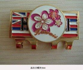 Wholesale Epoxy Coating Gold / Antique gold Hat Clip Ball Markers from china suppliers